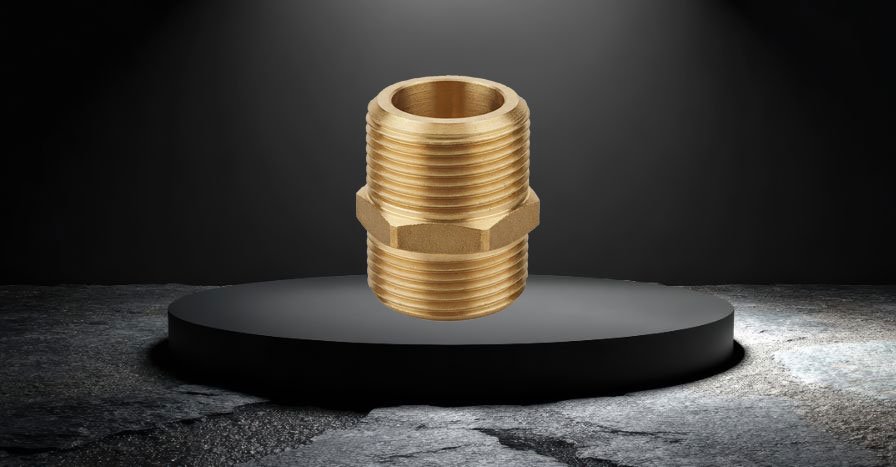 Brass Hex Nipple of Madhav Products